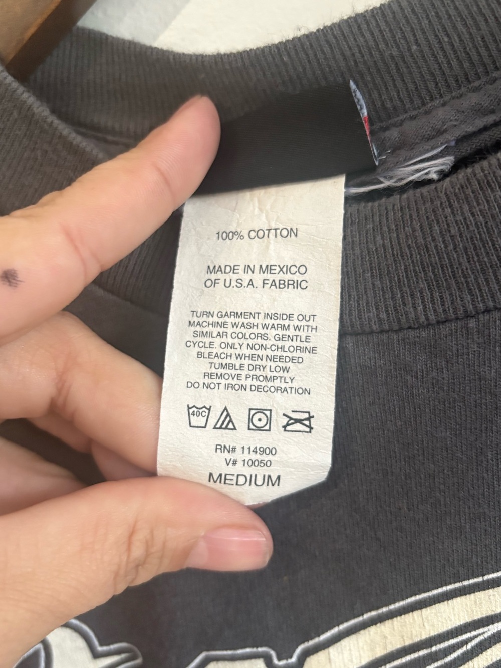 Vintage Hustler “Relax It’s Just Sex” Graphic T-Shirt | Black | M | Made in USA - Picture 5 of 6